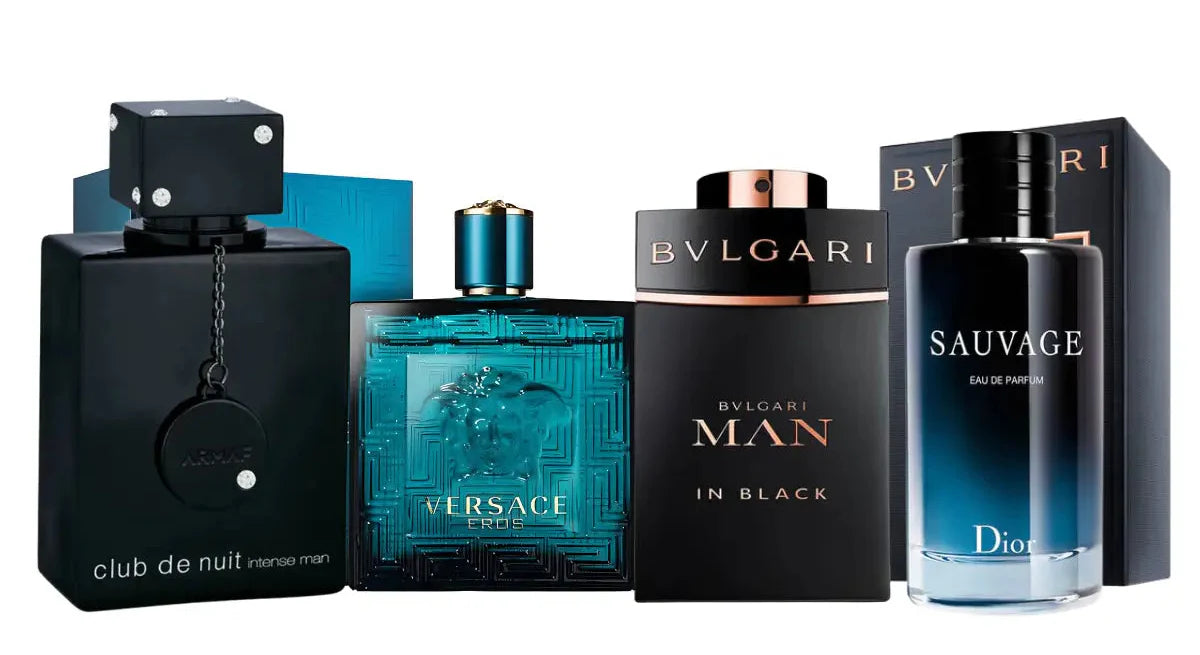 Zestaw 4 perfum | Man in Black, Sauvage, Club the Nuit, Eros 100ml