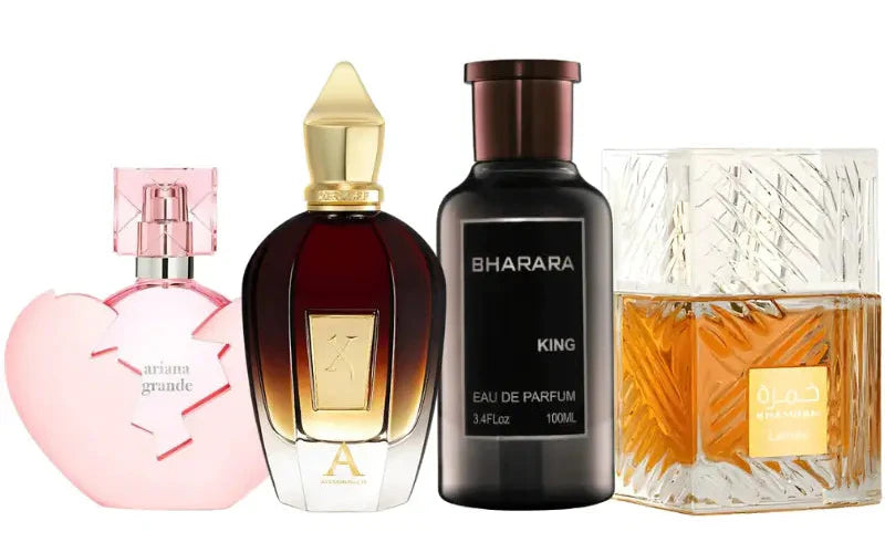 Zestaw 4 perfum | Thank u Next, King, Alexandria 2, Khamrah